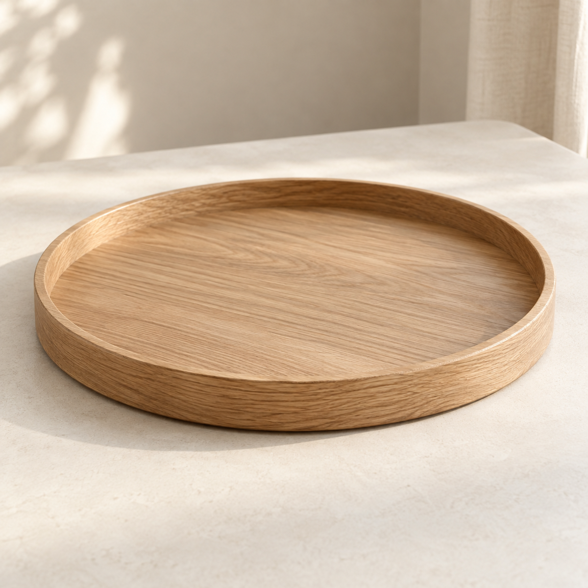 Alder Round Display Tray 鈥?AI-generated product concept