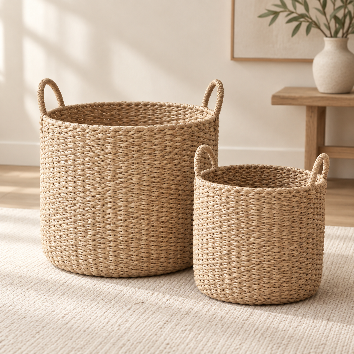 Nest Decorative Organizer Basket Set 鈥?AI-generated product concept