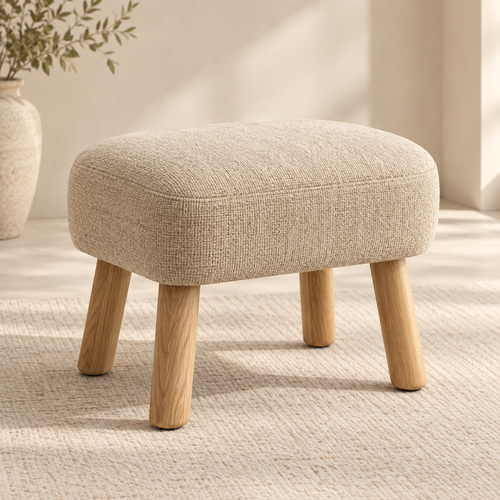 Rowan Compact Accent Stool 鈥?AI-generated product concept